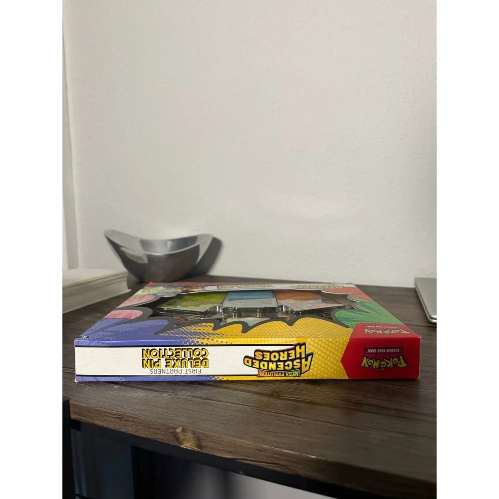Pokemon Mega Evolution Ascended Heroes First Partners Deluxe Pin Collection Box